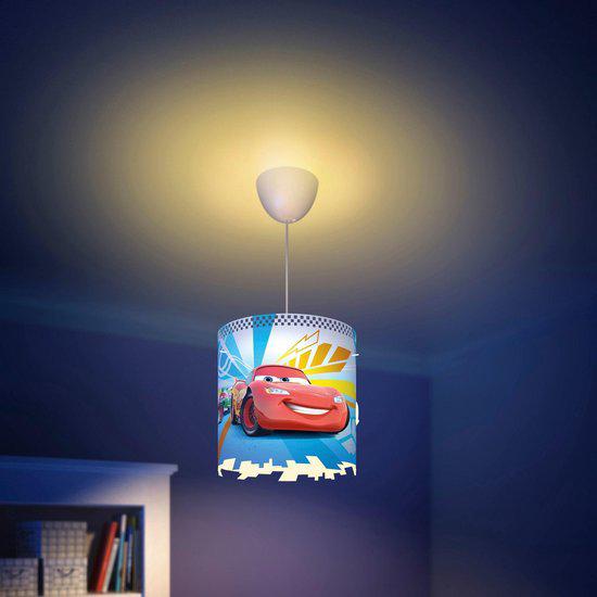 Lampenkap hanglamp Philips - Disney Cars - jongenskamer, Ophalen, Zo goed als nieuw, Lamp