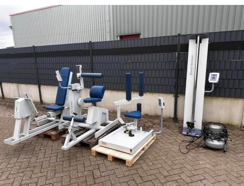 Enraf Nonius Pullley , Legpress , Roto torso ,Back extension, Sports & Fitness, Équipement de fitness, Utilisé, Enlèvement