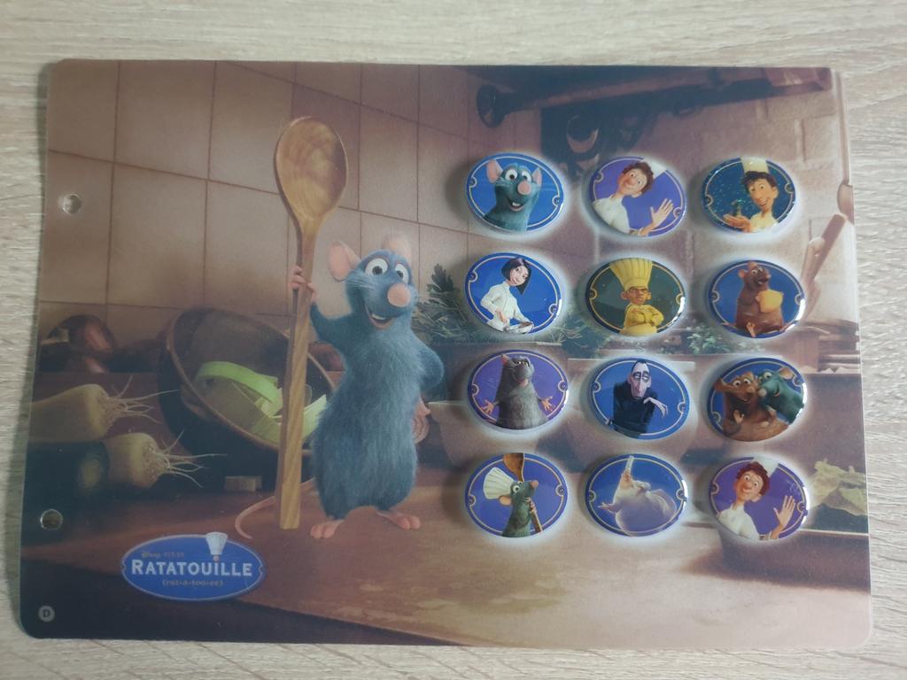 12 pin's Ratatouille, Verzamelen, Ophalen of Verzenden