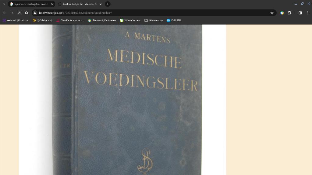 BIZONDERE VOEDINGSLEER door dokter A. MARTENS in 1953, Enlèvement ou Envoi, Régime et Alimentation, Comme neuf, Dokter A. MARTENS