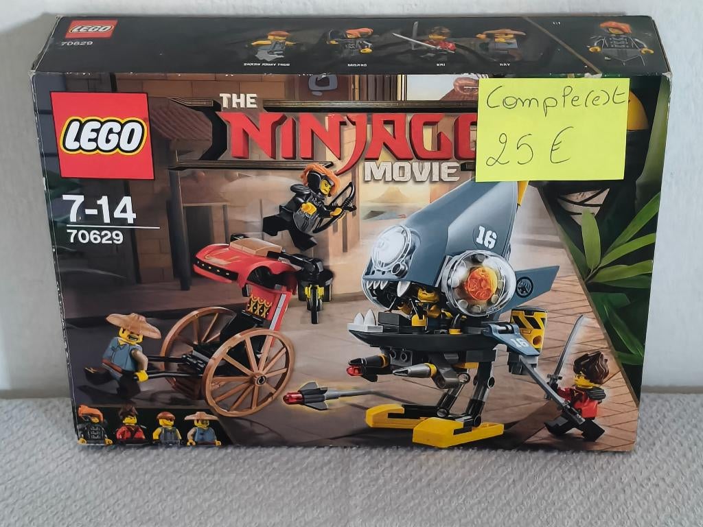 Lego Ninjago 70629 L'attaque des Piranhas, Enlèvement ou Envoi, Utilisé, Lego