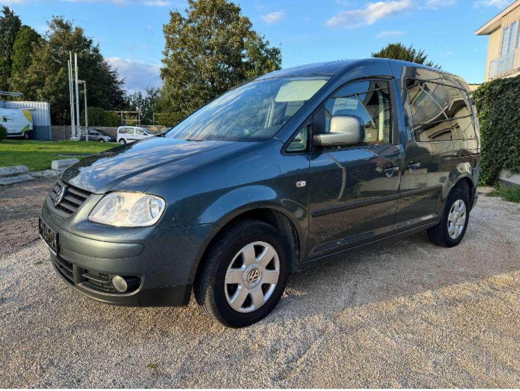 Caddy 1.9 TDI Life 5 zitplaatsen *1eig / Aut / Airco*, Auto's, Volkswagen, 177 g/km, Blauw, Particulier, 1896 cc