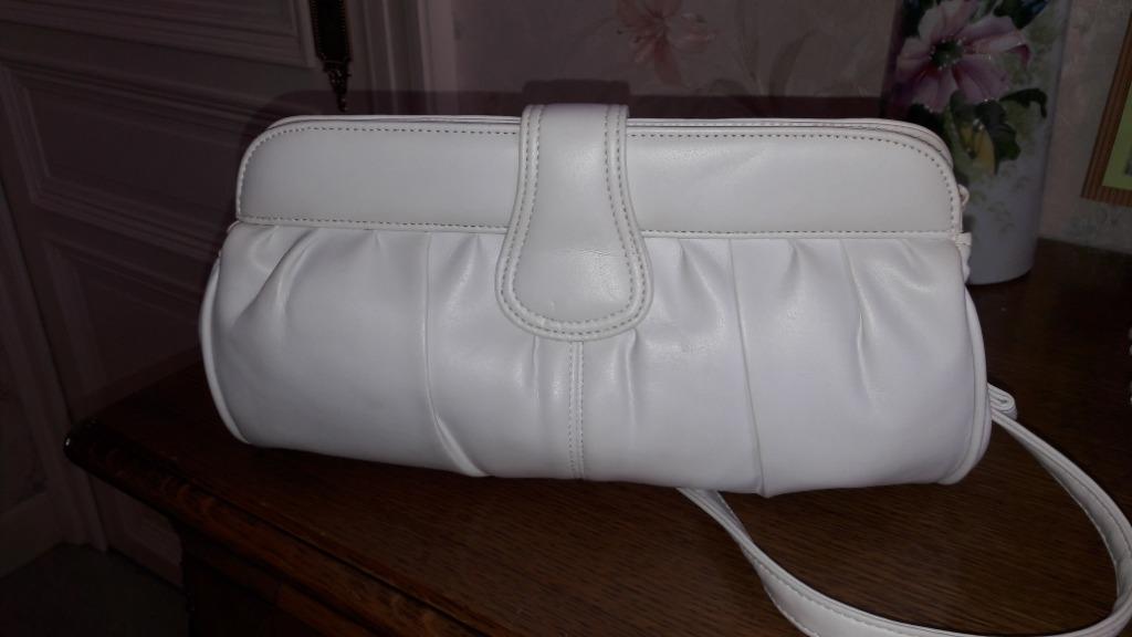 Sac pochette de cérémonie, Ophalen, Zo goed als nieuw, Wit, Avondtasje