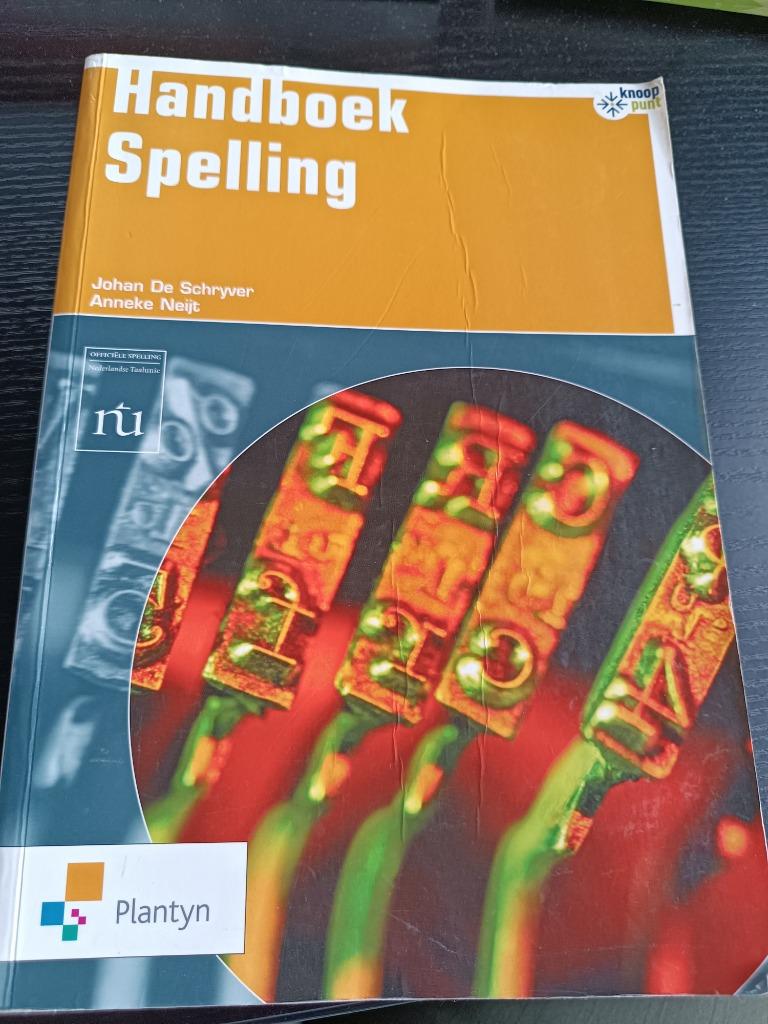 Handboek spelling, Ophalen, Gelezen, Hogeschool, Plantyn