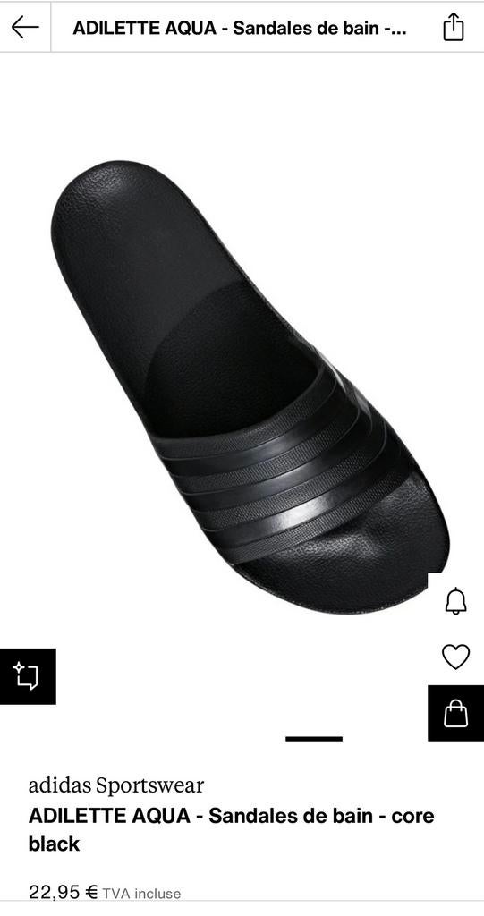 Claquette Adidas T43, Enlèvement, Neuf