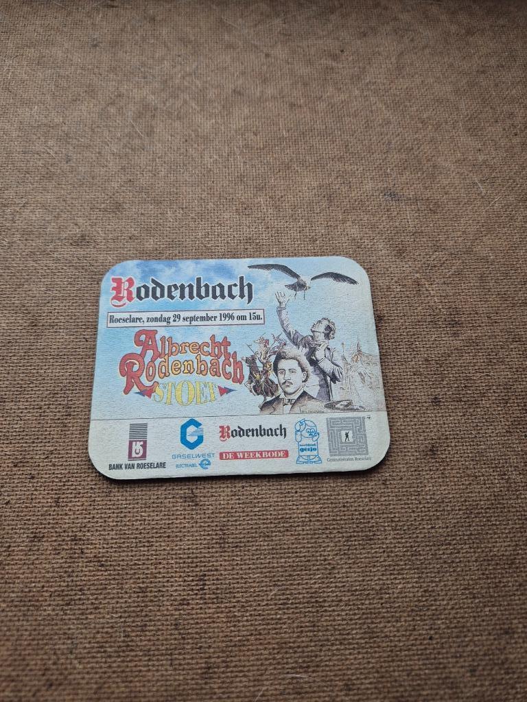 Sous bock Rodenbach (modèle 16), Ophalen of Verzenden, Gebruikt, Viltje(s), Overige merken
