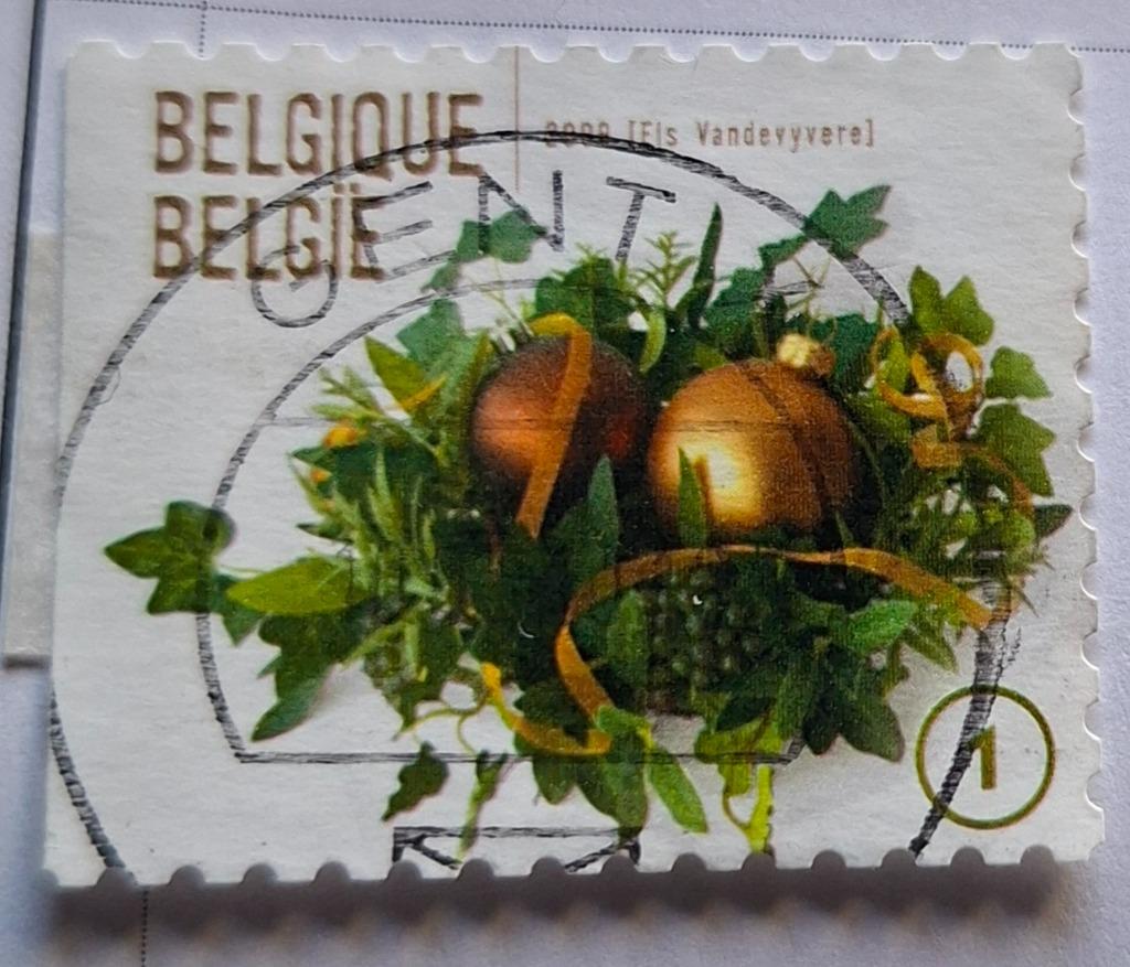Postzegels België OBP 3981/3981c, Postzegels en Munten, Postzegels | Europa | België, Ophalen of Verzenden, Gestempeld, Kerst