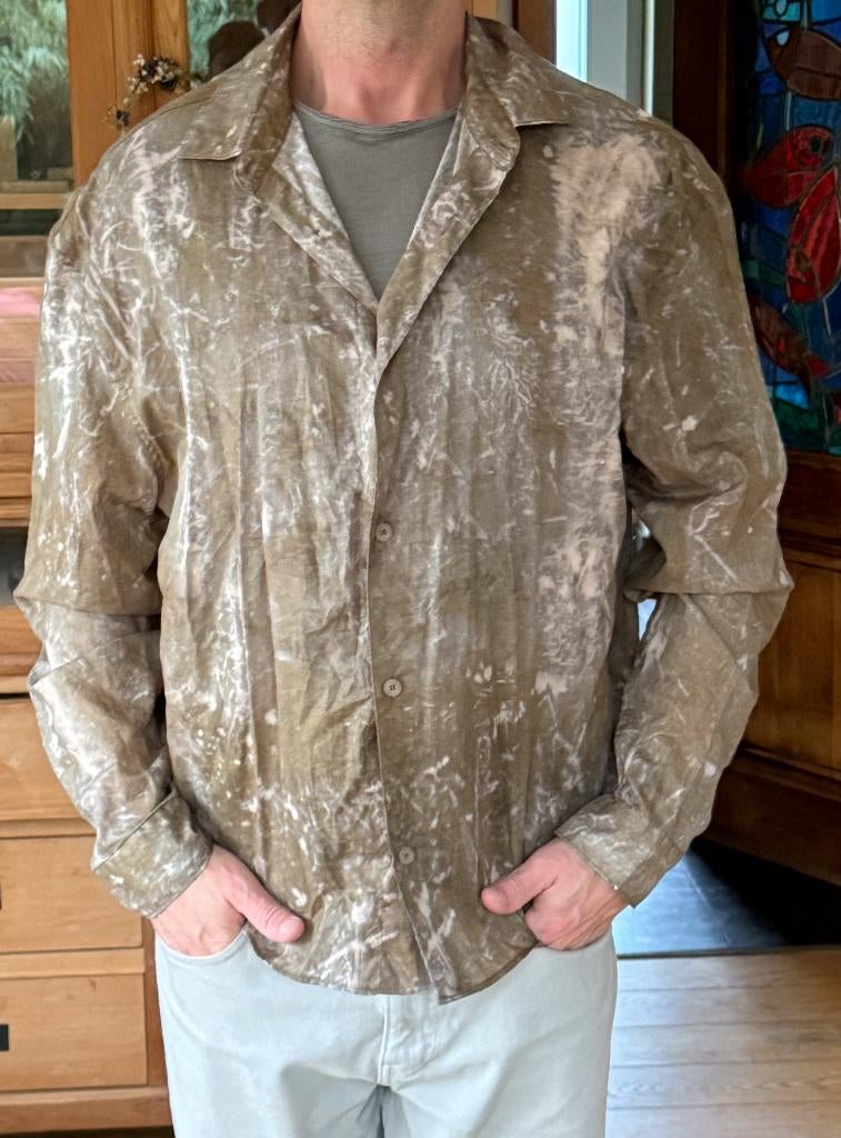 Chemise Zara - M - nouvelle !, Vêtements | Hommes, Chemises, Neuf, Tour de cou 39/40 (M), Beige, Enlèvement ou Envoi