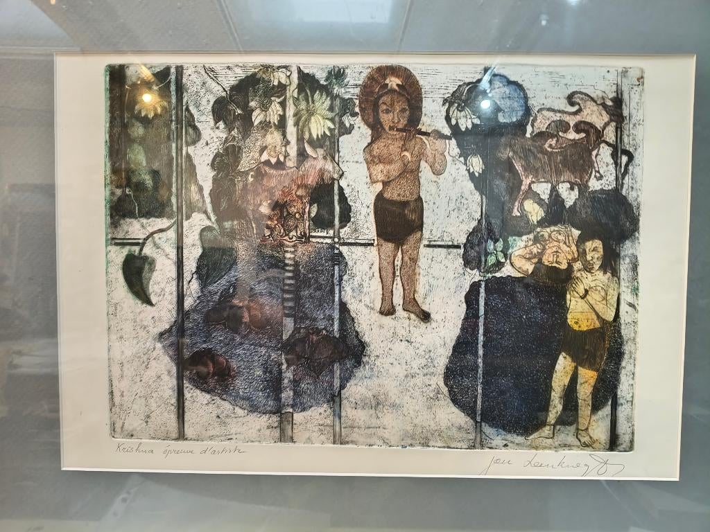 Jan Leenknegt - Krishna epreuve d'artiste, Ophalen