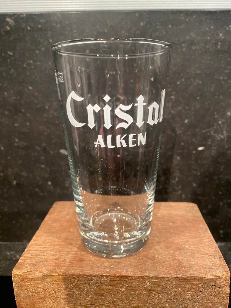 CRISTAL ALKEN oud boerke 25 cl, Verzamelen, Ophalen of Verzenden, Gebruikt, Glas of Glazen, Overige merken
