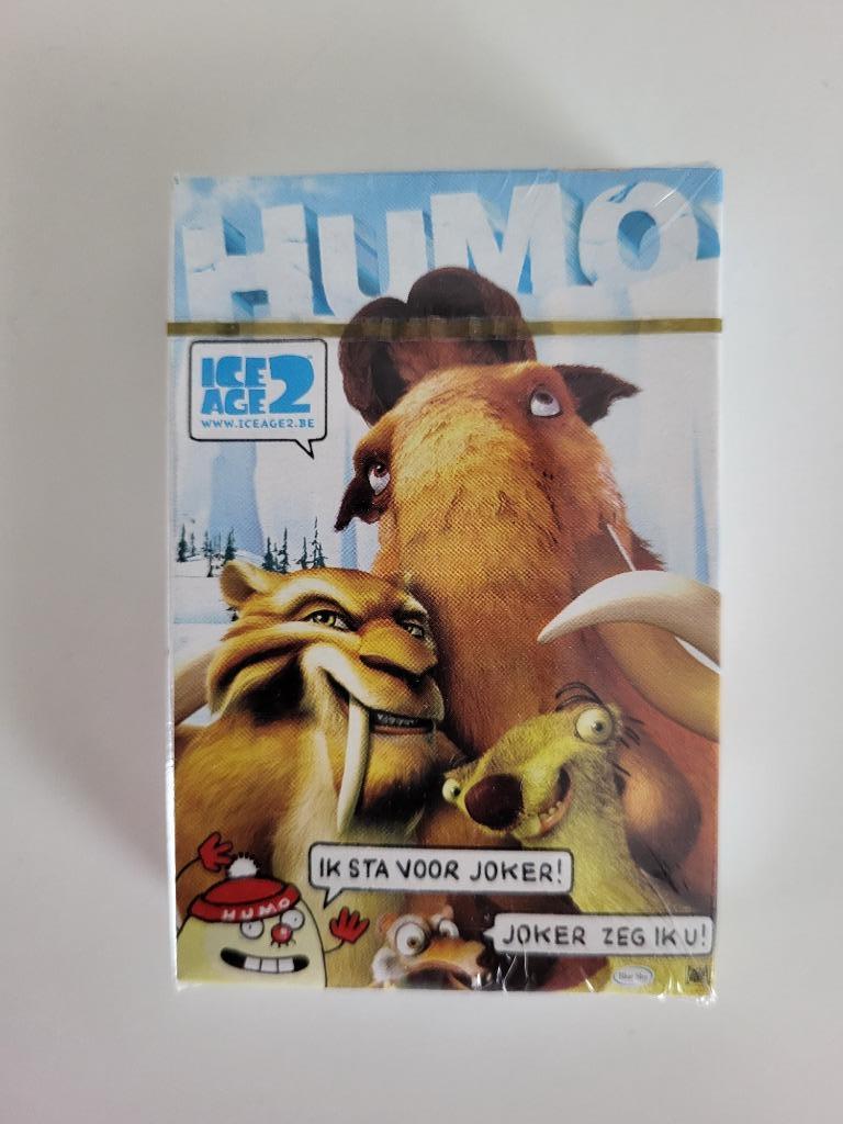 Humo speelkaarten Ice Age 2 spel kaarten blue sky kaartspel, Ophalen of Verzenden, Nieuw, Speelkaart(en)