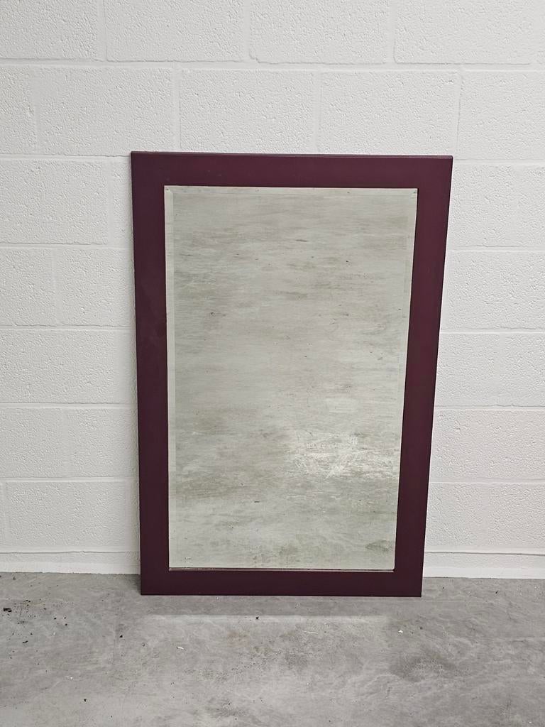 Spiegel BxH 70x110cm met facetrand, in prima staat, Ophalen, Rechthoekig, 50 tot 75 cm, 100 tot 150 cm