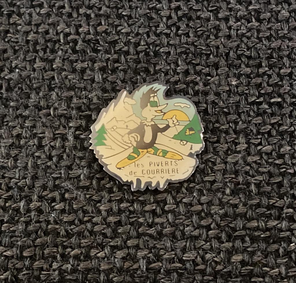 PIN - LES PIVERTS DE COURRIERE - HIKING - NAMUR - NAMEN, Collections, Broches, Pins & Badges, Envoi, Utilisé, Sport, Insigne ou Pin's