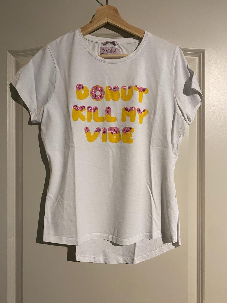 Witte T-shirt Stien Edlund ZEB maat M, Manches courtes, Taille 38/40 (M), Enlèvement ou Envoi, Comme neuf