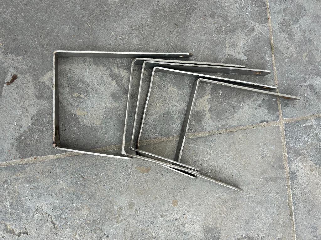 Roestvrij stalen plantenbak beugels, Tuin en Terras, Ophalen, Zo goed als nieuw