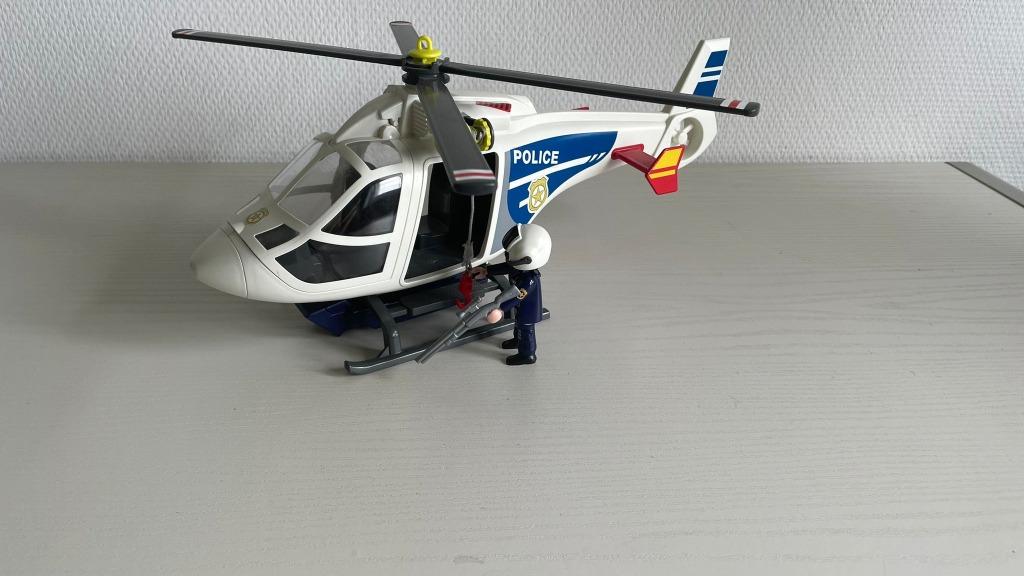 Politiehelikopter met licht, Kinderen en Baby's, Speelgoed | Playmobil, Ophalen, Zo goed als nieuw