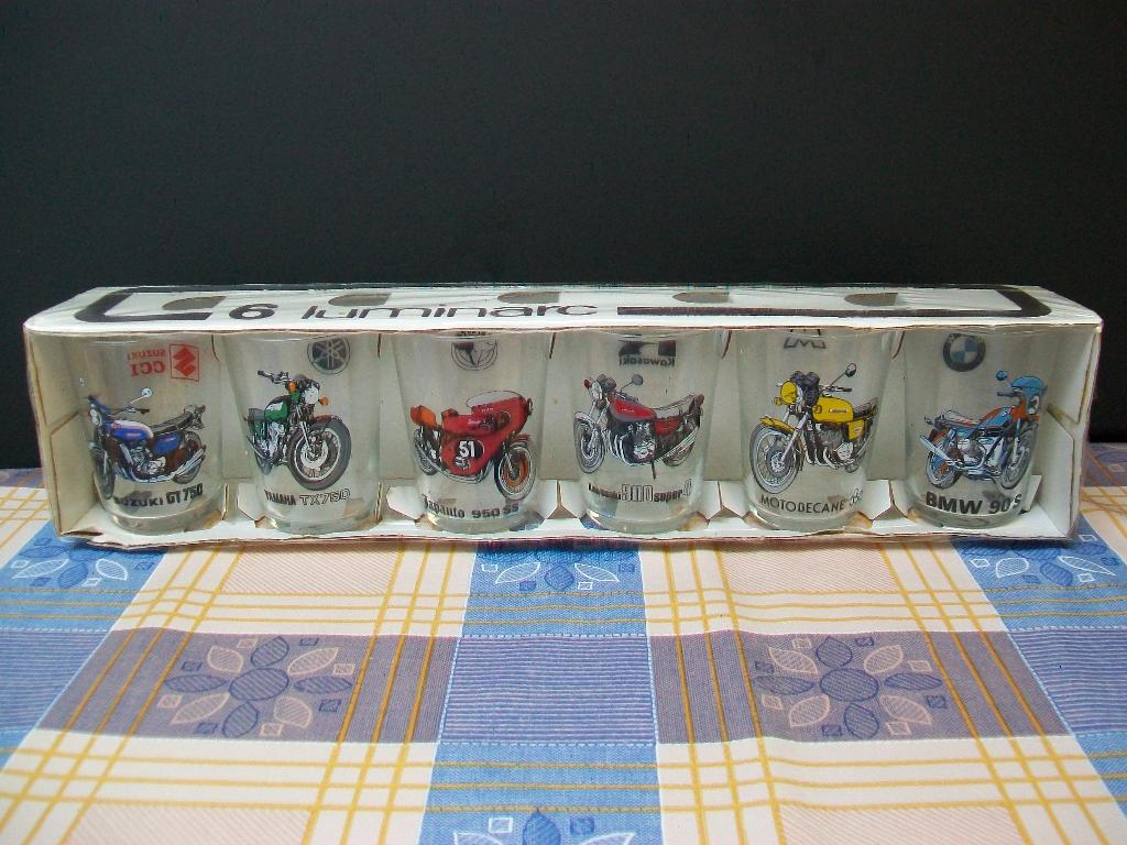 Motor Moto Glazen - Yamaha Suzuki Bmw Kawasaki Retro Vintage, Ophalen of Verzenden, Zo goed als nieuw, Motoren