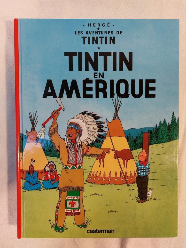 Tintin T.3 Tintin en Amérique - Réédition (2004) - Très bon, Livres, Une BD, Enlèvement ou Envoi, Utilisé