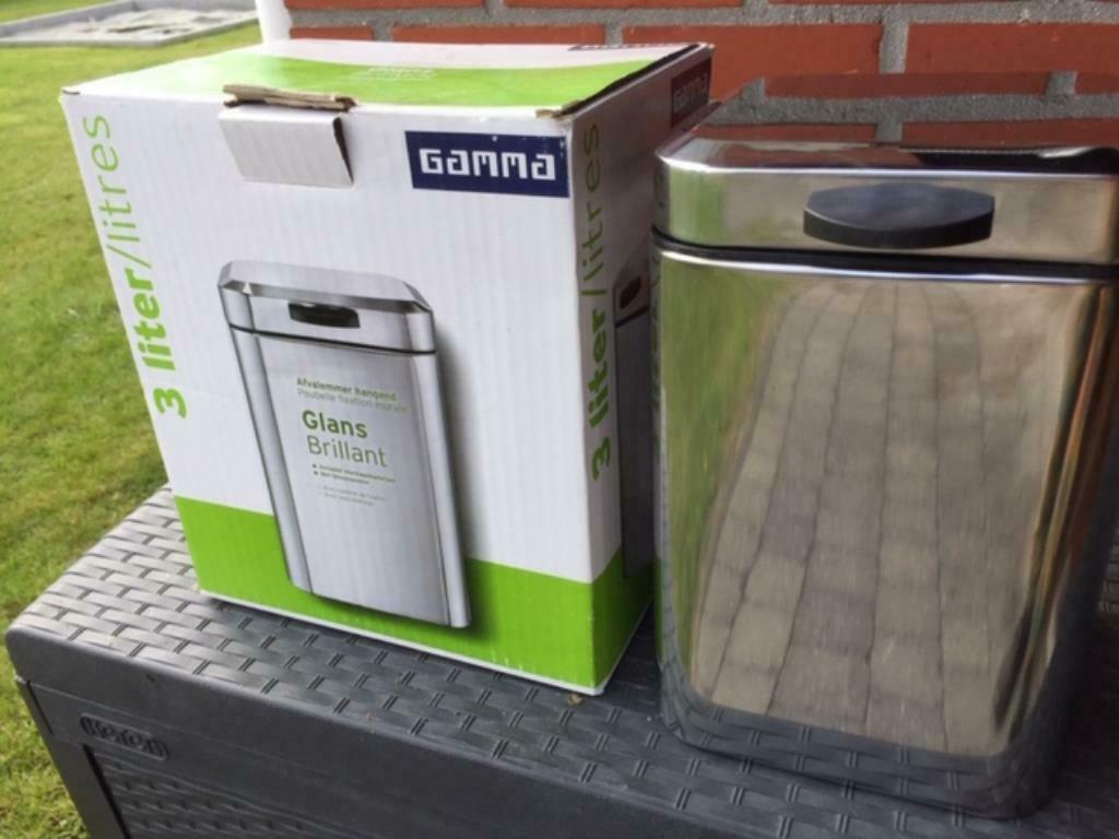Poubelle neuve 3 Litres, Moins de 10 litres, Enlèvement ou Envoi, Neuf, Inox