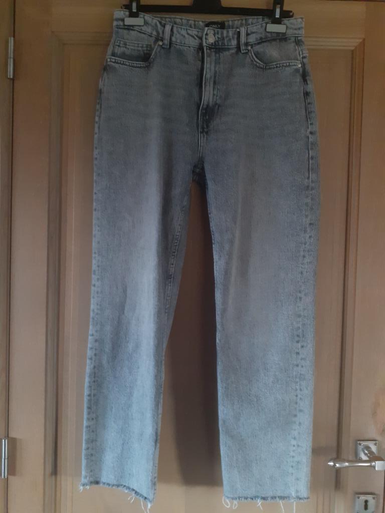 Jeans jeansbroek dames Only grijs 32/34, Only, Ophalen of Verzenden, W33 - W36 (confectie 42/44), Grijs