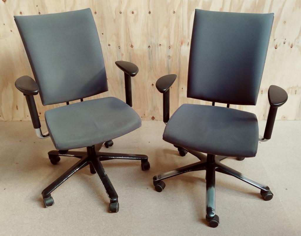 chaises de bureau, Gris, Enlèvement, Utilisé, Chaise de bureau