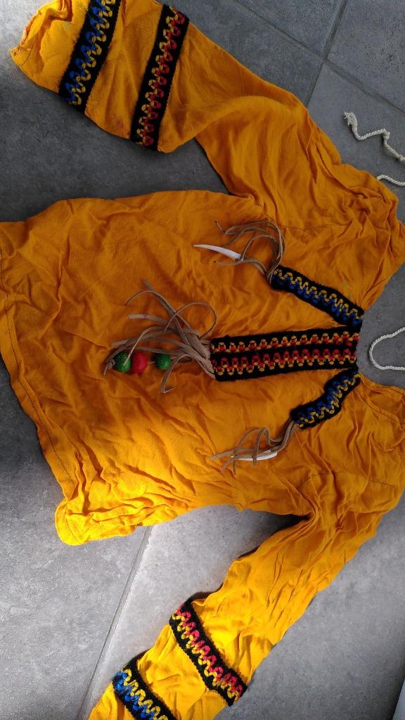 Indianen bloesje, Kinderen en Baby's, Carnavalskleding en Verkleedspullen, Ophalen, Gebruikt, Jongen of Meisje