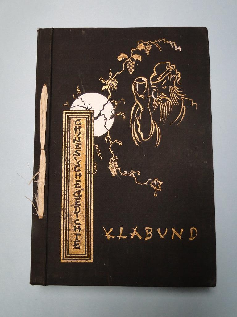 Klabund"Chinesische Gedichte", Antiquités & Art, Envoi