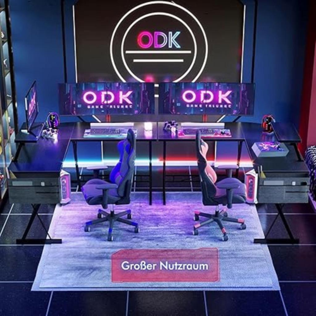 Table d'ordinateur Gaming Desk LIVRAISON GRATUITE, Envoi, Neuf