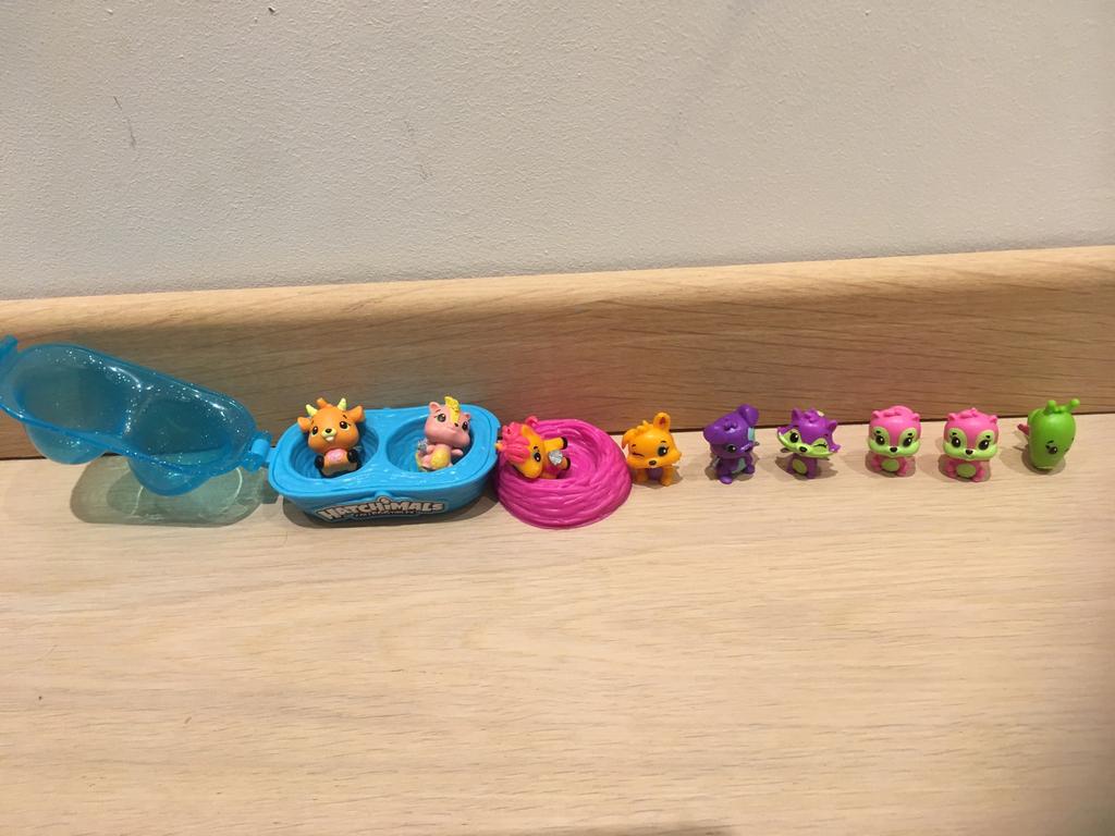 7 Hatchimals CollEGGtibles série 1, Verzamelen, Zo goed als nieuw
