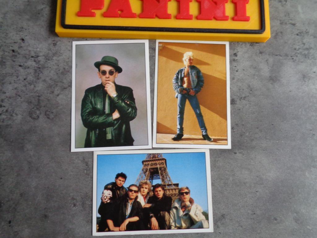 AUTOCOLLANTS PANINI COLLECTION SMASH HITS 1987 3X POP STARS, Envoi