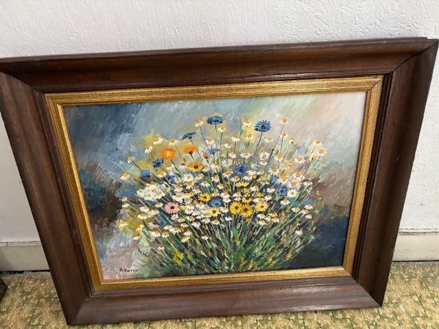 Schilderij met bloemen, Enlèvement
