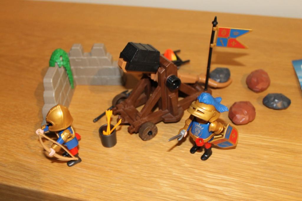 Catapulte et chevaliers Playmobil Knights 6039 COMPLET, Enlèvement, Comme neuf