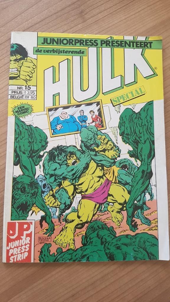 Hulk strip van Marvel uit 1986. Zo goed als nieuw, Ophalen of Verzenden, Overige figuren, Zo goed als nieuw, Boek of Spel