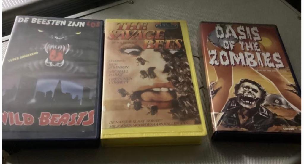 Vhs covers met plastieken  hoes (zonder cassette), Enlèvement ou Envoi