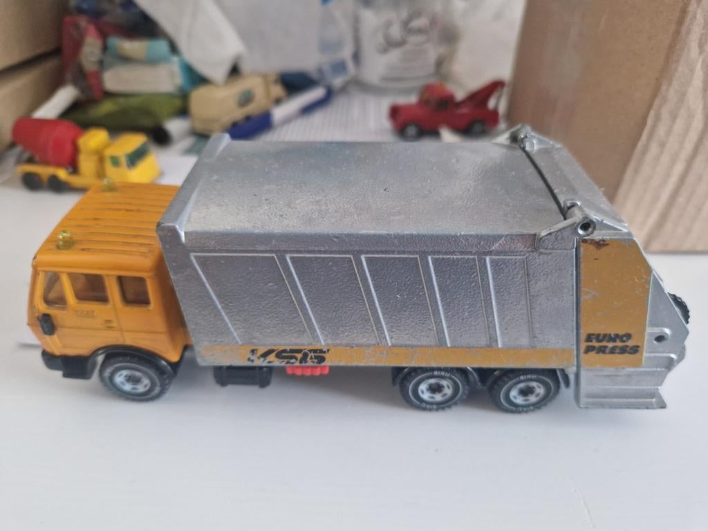 Siku vuilniswagen, Ophalen of Verzenden, Gebruikt, Bus of Vrachtwagen