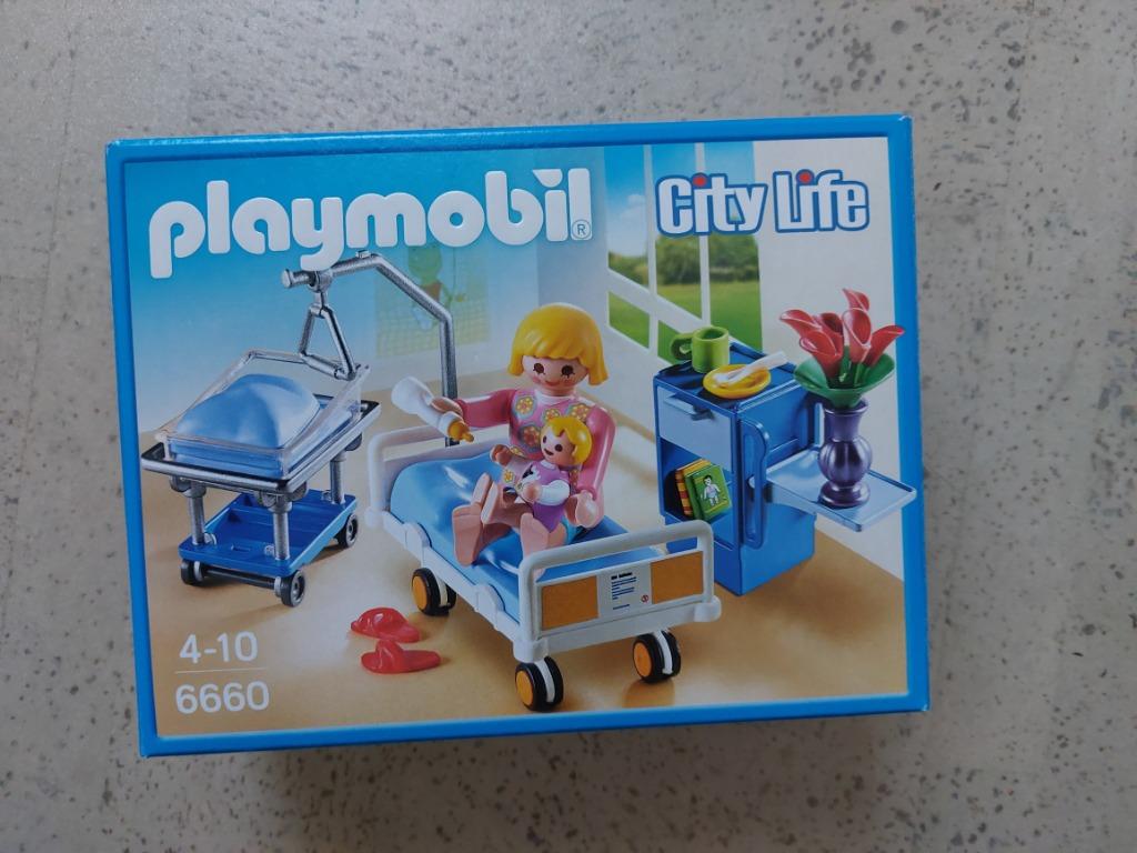 Playmobil 6660 kraamkamer met babybed, Ophalen of Verzenden, Gebruikt, Complete set
