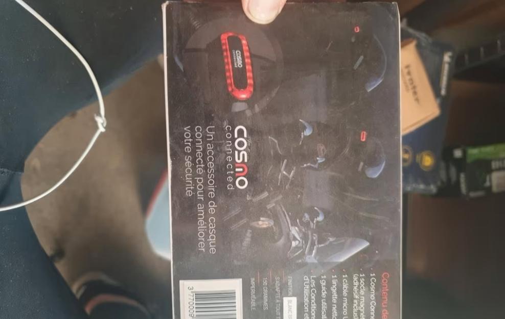 Feu freinage stop frein vélo moto casque Cosmo, Enlèvement ou Envoi, Neuf