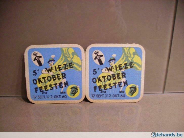 bierkaartje brouwerij van roy wieze 5de oktoberfeesten, Enlèvement ou Envoi, Utilisé
