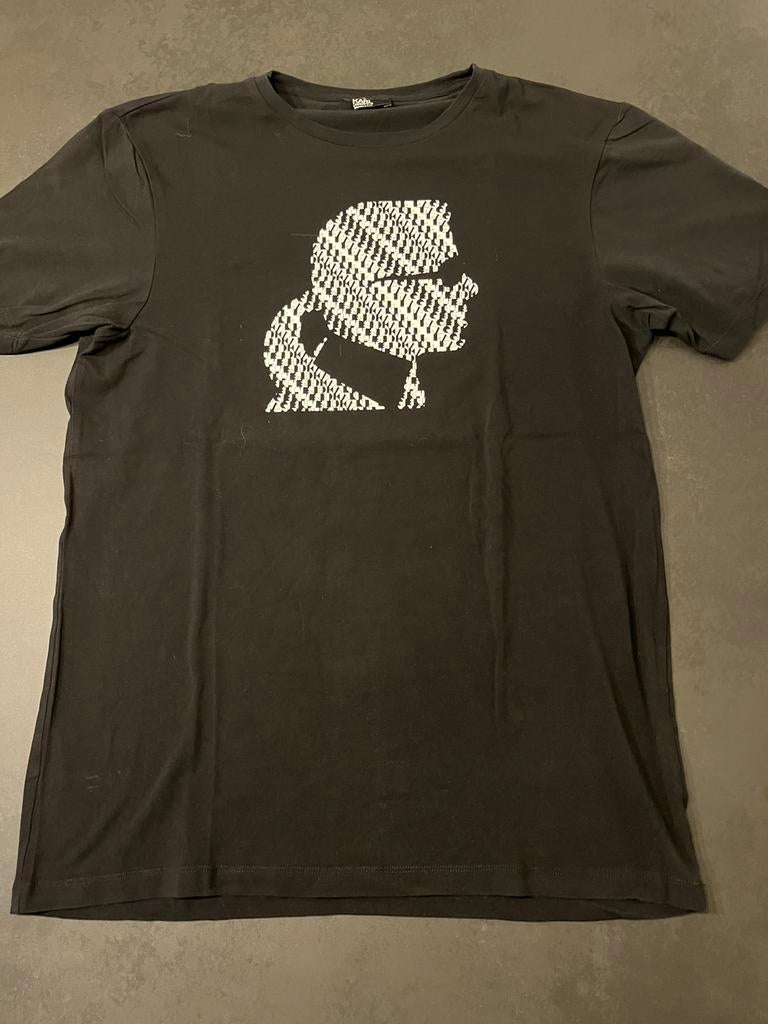 Karl Lagerfeld zwarte Tshirt maat L. Perfecte staat., Kleding | Heren, Maat 52/54 (L), Zwart, Ophalen of Verzenden, Zo goed als nieuw
