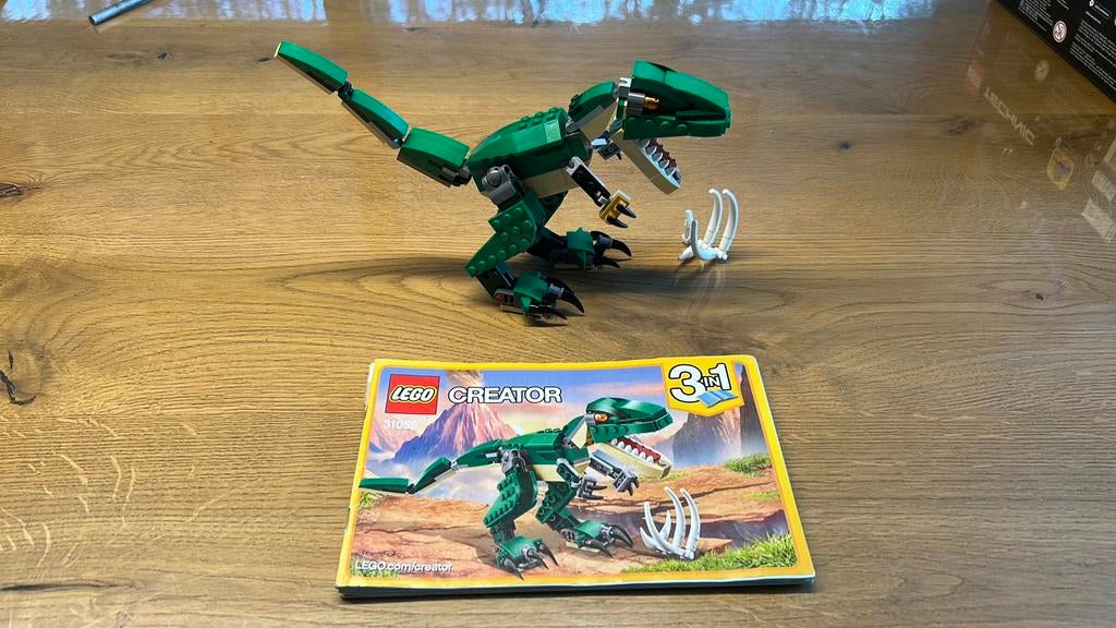Lego Creator 31058 dinosaurus 3 in 1, Ophalen, Zo goed als nieuw, Lego
