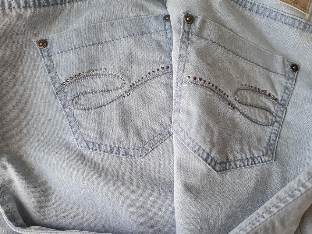 Brax - broek - Mary Sport - 31/32 = 40, Kleding | Dames, Broeken en Pantalons, Ophalen of Verzenden, Maat 38/40 (M), Blauw