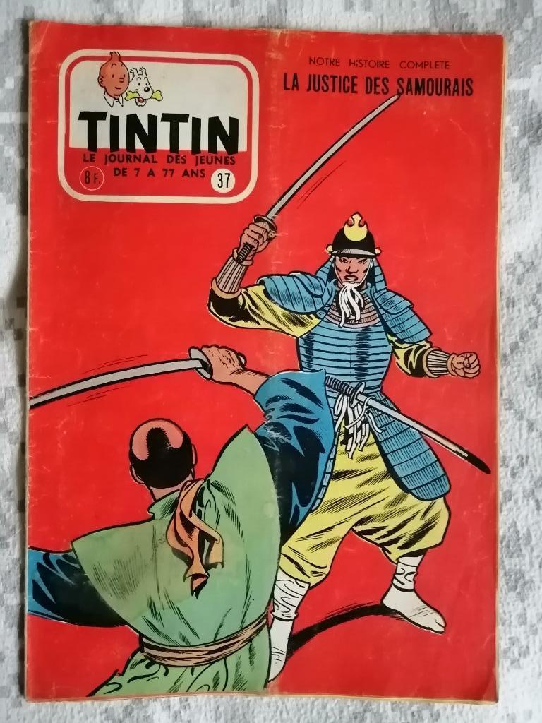 Journal de TINTIN édition Belge n37 - 12 septembre 1956, Ophalen of Verzenden, Tijdschrift