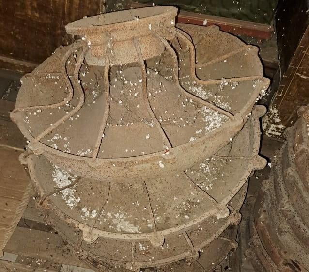 Troggen voederbakken gietijzeren voederbakken decoratie, Ophalen of Verzenden