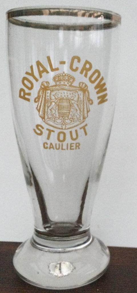 Bier brouwerij Royal Crown Caulier Laken, Verzamelen, Biermerken, Ophalen of Verzenden