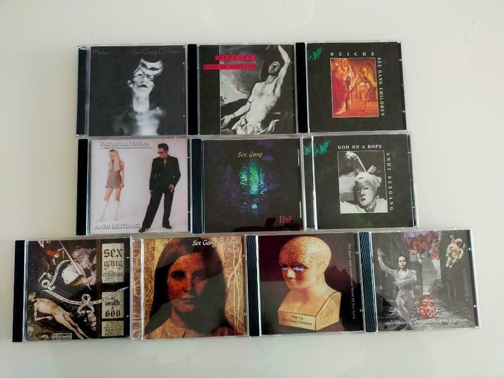 10x CD box Sex Gang Children Post Punk Gothic New Wave, Ophalen of Verzenden, Alternative