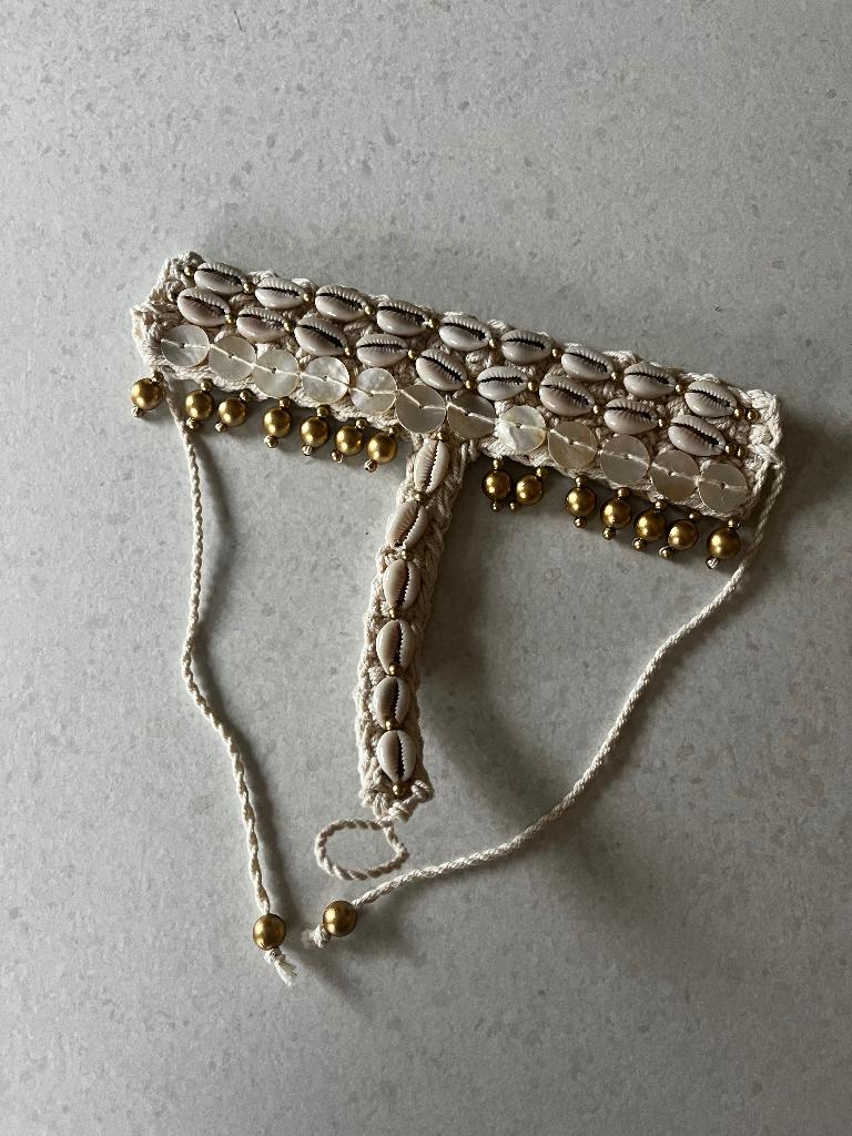 Voetjuweel met schelpen Bali, Ophalen of Verzenden, Nieuw
