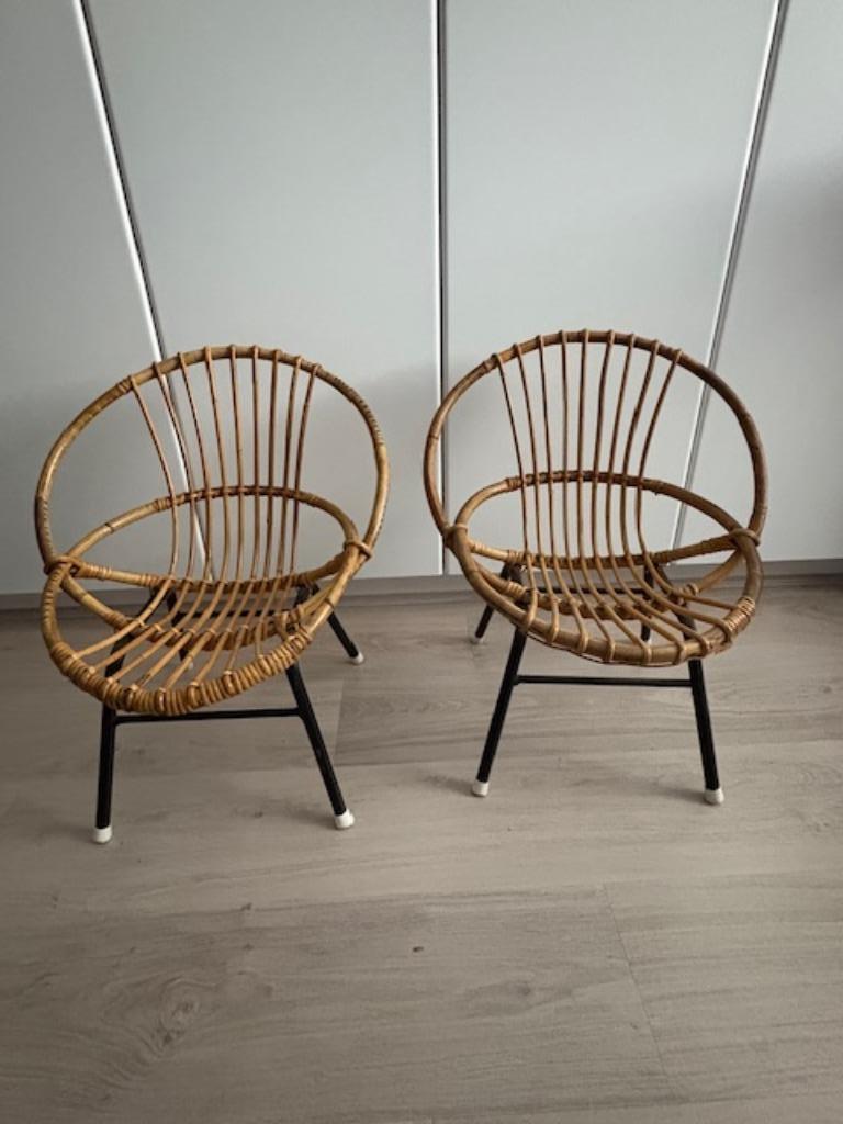 Rieten kinderzeteltje, Kinderen en Baby's, Kinderstoelen, Ophalen, Gebruikt, Overige typen