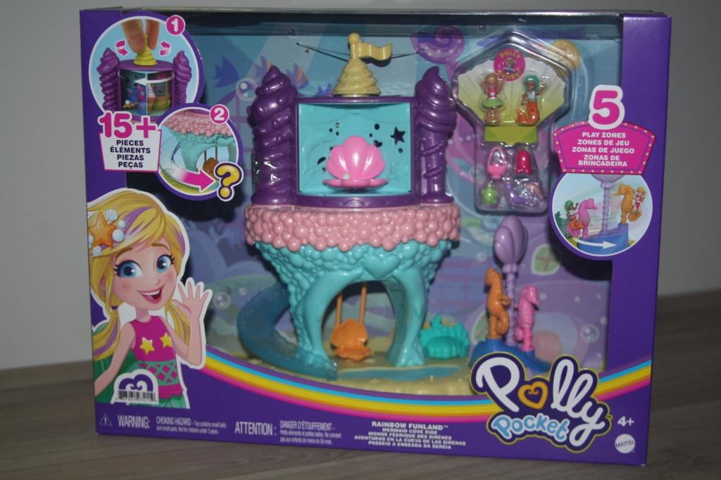 Polly Pocket ,Rainbow Funland , Mermaid cove ride 2020 nieuw, Ophalen of Verzenden, Nieuw, Meisje