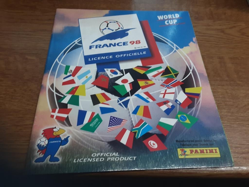 Album Panini WK FRANCE 98 ALBUM VIDE, Enlèvement ou Envoi