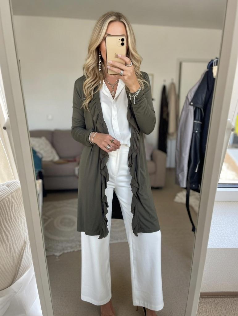 Lange vest maat 44, Kleding | Dames, Verzenden, Zo goed als nieuw, Maat 42/44 (L), Overige kleuren